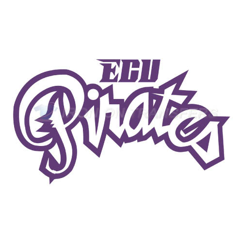 East Carolina Pirates Logo T-shirts Iron On Transfers N4308